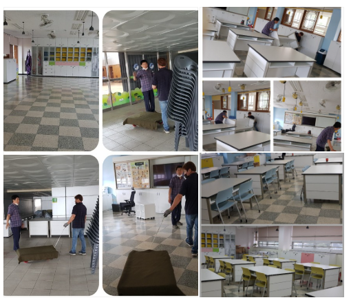 초등학교 건물청소